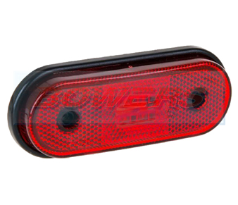 Red Oval LED Marker Lamp FT-020C